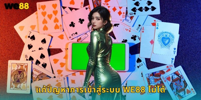 แก้ปัญหาการเข้าสู่ระบบ We88 ไม่ได้